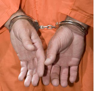criminals in handcuffs