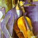 Modigliani, Cello Player (from Wikimedia Commons)